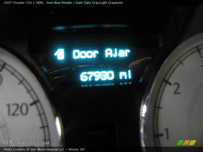 Steel Blue Metallic / Dark Slate Gray/Light Graystone 2007 Chrysler 300 C HEMI
