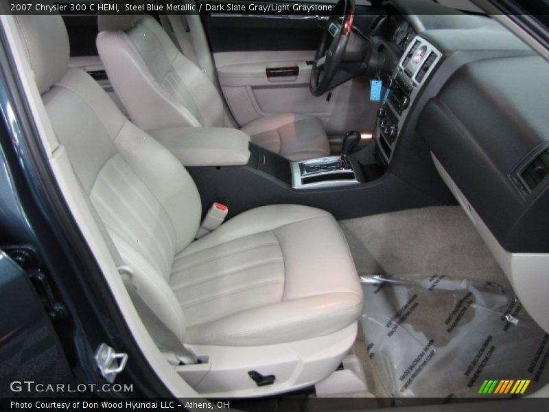 Steel Blue Metallic / Dark Slate Gray/Light Graystone 2007 Chrysler 300 C HEMI