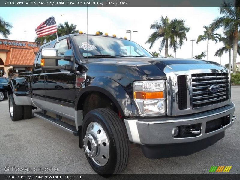 Black / Black 2010 Ford F450 Super Duty Lariat Crew Cab 4x4 Dually