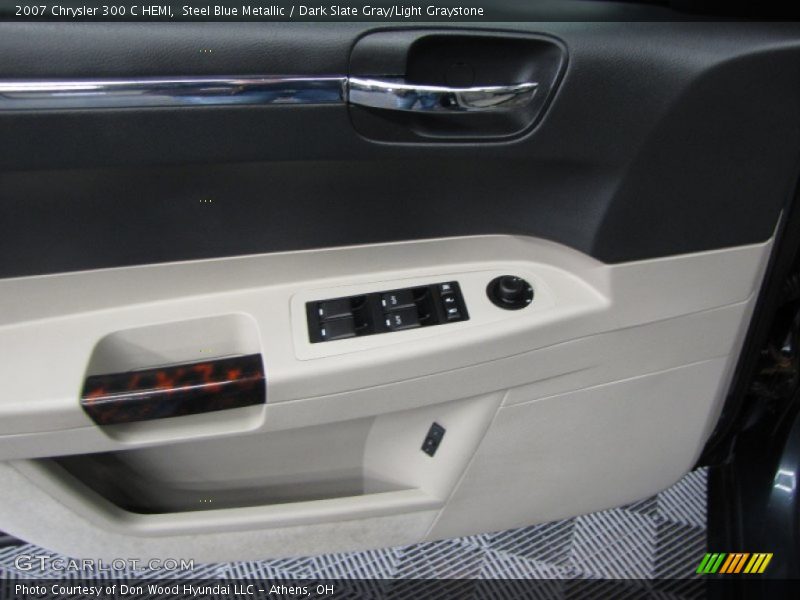 Steel Blue Metallic / Dark Slate Gray/Light Graystone 2007 Chrysler 300 C HEMI