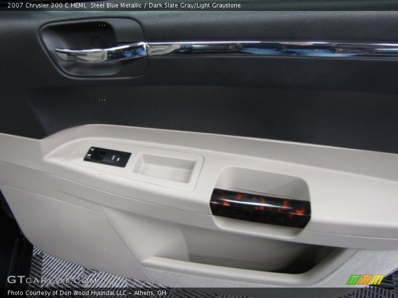 Steel Blue Metallic / Dark Slate Gray/Light Graystone 2007 Chrysler 300 C HEMI