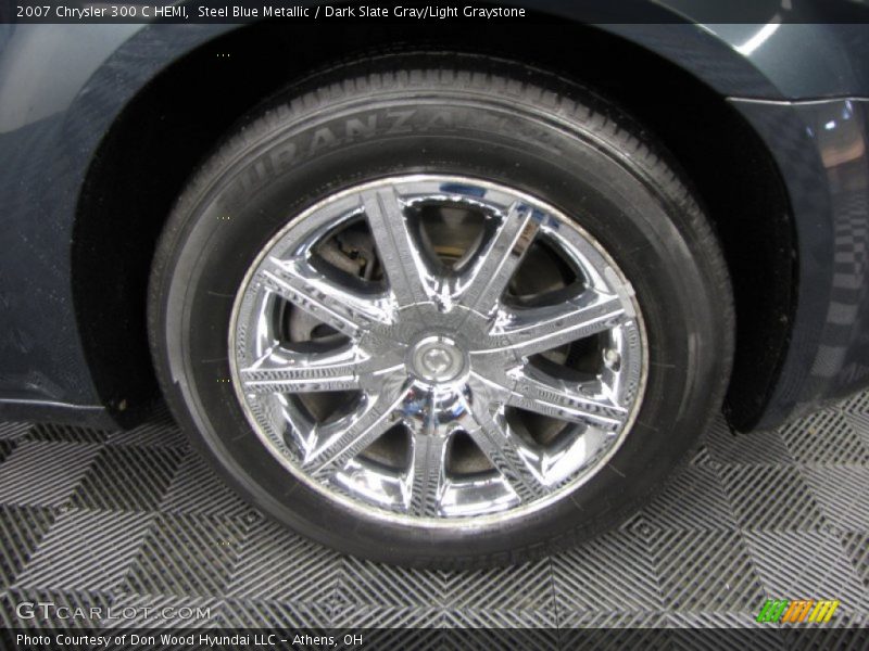 Steel Blue Metallic / Dark Slate Gray/Light Graystone 2007 Chrysler 300 C HEMI