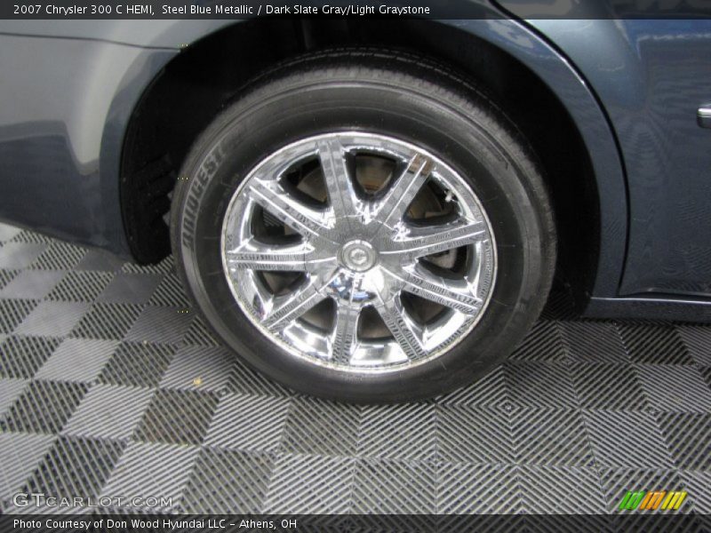 Steel Blue Metallic / Dark Slate Gray/Light Graystone 2007 Chrysler 300 C HEMI