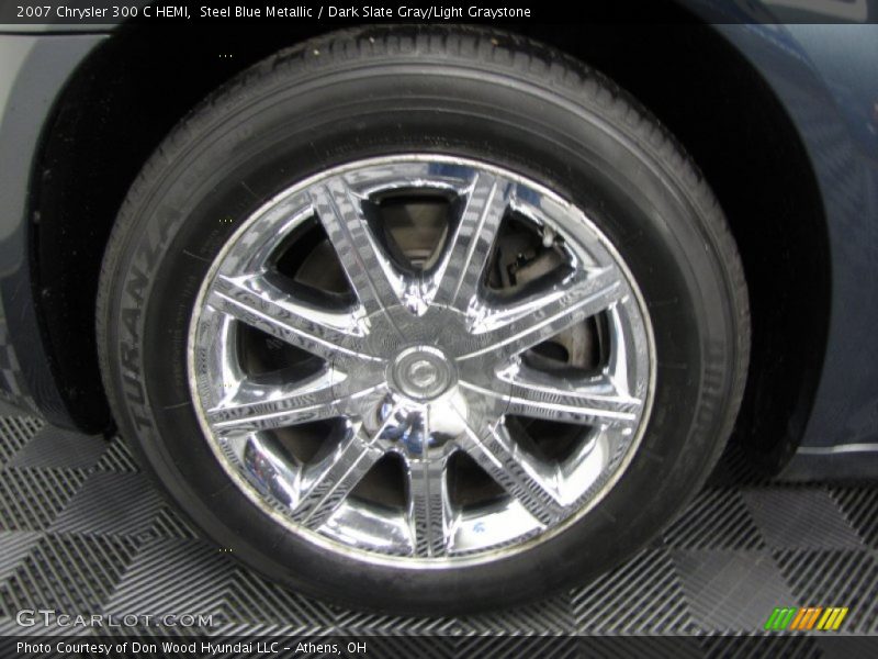 Steel Blue Metallic / Dark Slate Gray/Light Graystone 2007 Chrysler 300 C HEMI