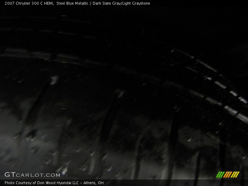 Steel Blue Metallic / Dark Slate Gray/Light Graystone 2007 Chrysler 300 C HEMI
