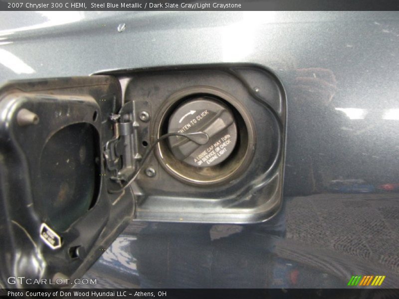 Steel Blue Metallic / Dark Slate Gray/Light Graystone 2007 Chrysler 300 C HEMI