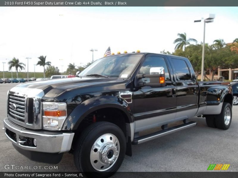 Black / Black 2010 Ford F450 Super Duty Lariat Crew Cab 4x4 Dually