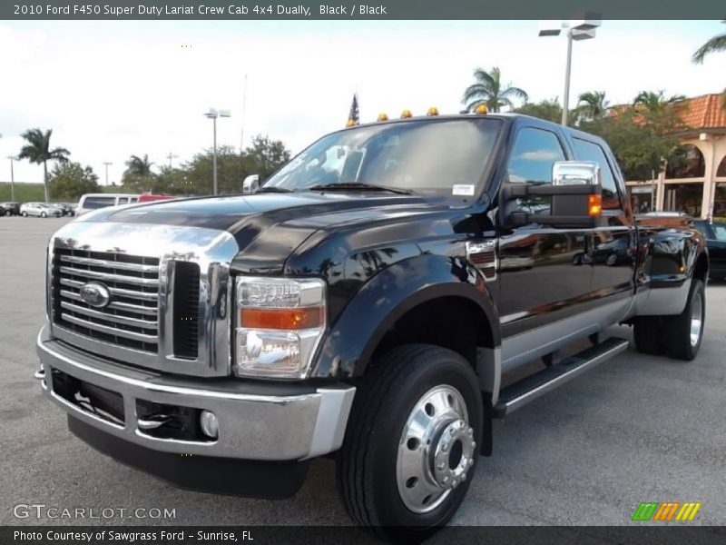 Black / Black 2010 Ford F450 Super Duty Lariat Crew Cab 4x4 Dually