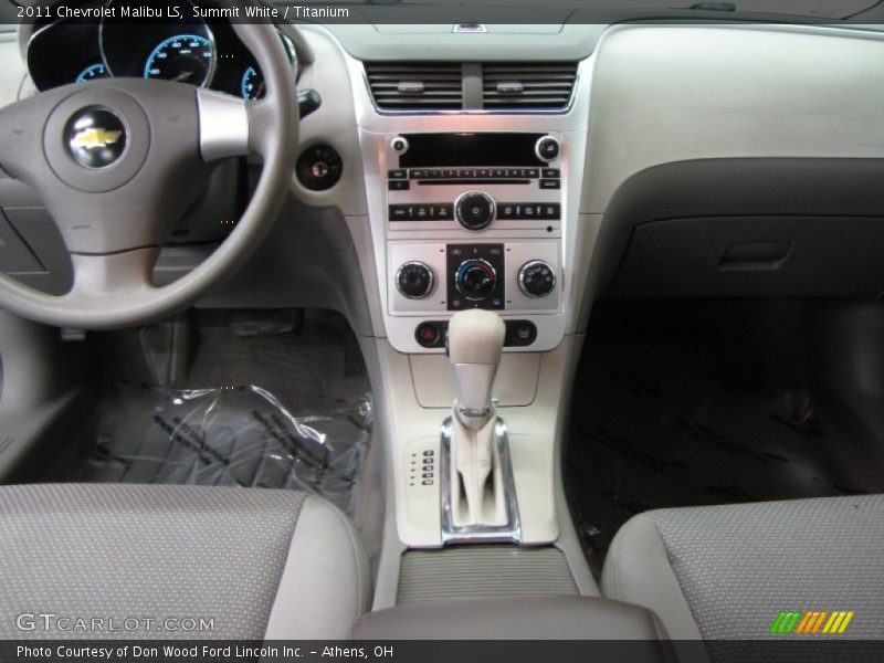 Summit White / Titanium 2011 Chevrolet Malibu LS