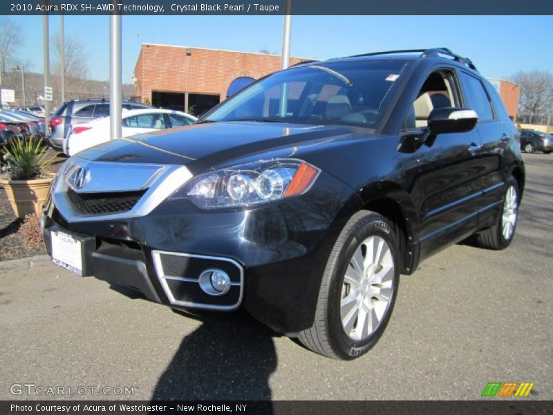 Crystal Black Pearl / Taupe 2010 Acura RDX SH-AWD Technology