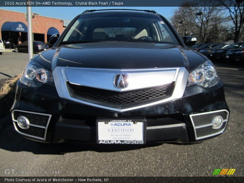 Crystal Black Pearl / Taupe 2010 Acura RDX SH-AWD Technology