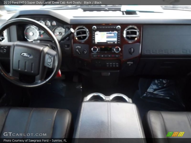 Black / Black 2010 Ford F450 Super Duty Lariat Crew Cab 4x4 Dually