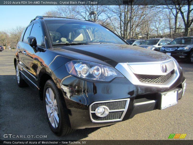 Crystal Black Pearl / Taupe 2010 Acura RDX SH-AWD Technology