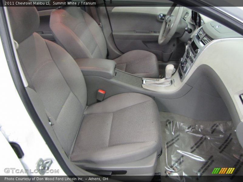 Summit White / Titanium 2011 Chevrolet Malibu LS