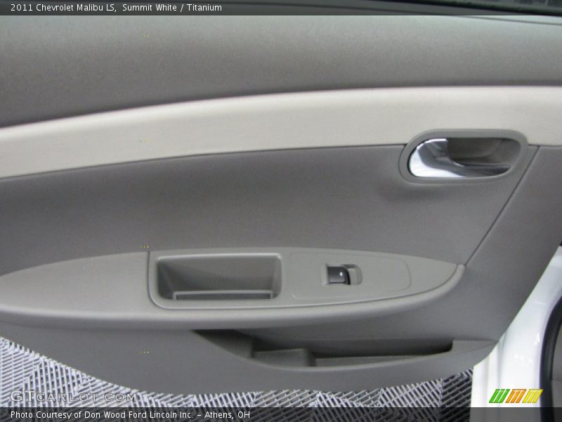 Summit White / Titanium 2011 Chevrolet Malibu LS