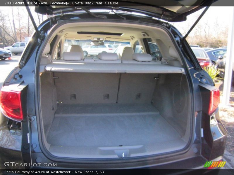 Crystal Black Pearl / Taupe 2010 Acura RDX SH-AWD Technology