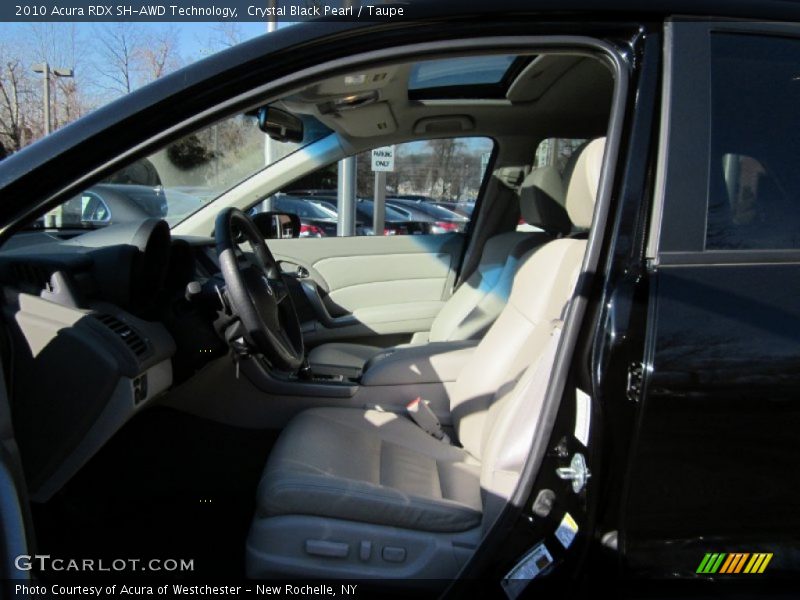 Crystal Black Pearl / Taupe 2010 Acura RDX SH-AWD Technology