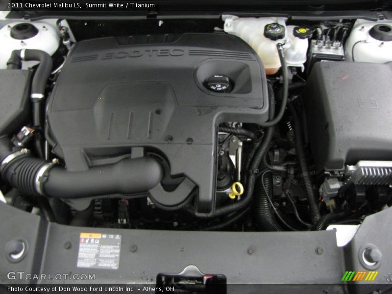  2011 Malibu LS Engine - 2.4 Liter DOHC 16-Valve VVT ECOTEC 4 Cylinder