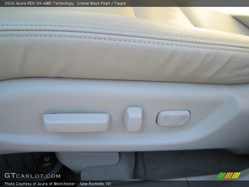 Crystal Black Pearl / Taupe 2010 Acura RDX SH-AWD Technology