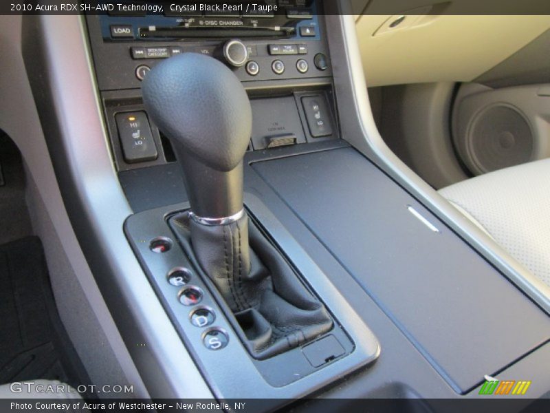 Crystal Black Pearl / Taupe 2010 Acura RDX SH-AWD Technology