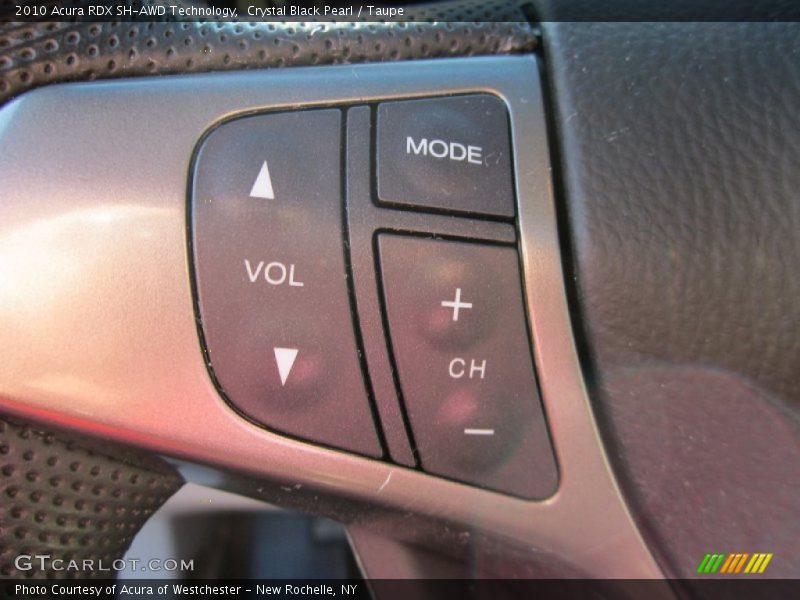 Crystal Black Pearl / Taupe 2010 Acura RDX SH-AWD Technology