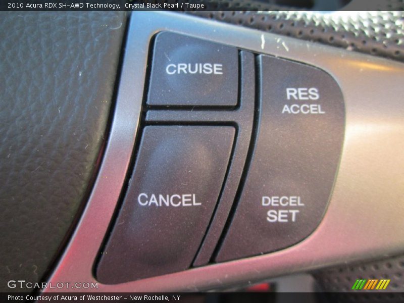 Crystal Black Pearl / Taupe 2010 Acura RDX SH-AWD Technology