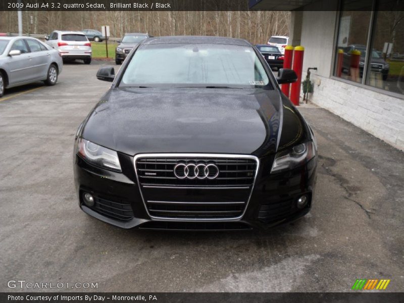 Brilliant Black / Black 2009 Audi A4 3.2 quattro Sedan