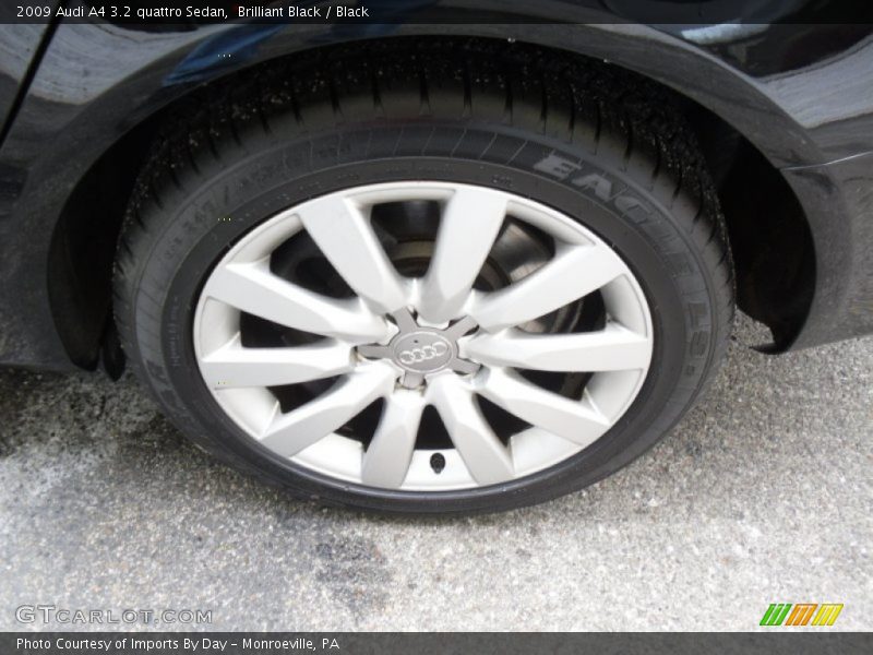 Brilliant Black / Black 2009 Audi A4 3.2 quattro Sedan