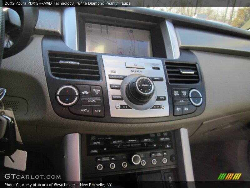 White Diamond Pearl / Taupe 2009 Acura RDX SH-AWD Technology