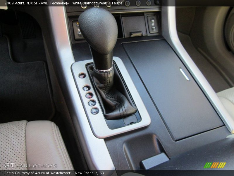 White Diamond Pearl / Taupe 2009 Acura RDX SH-AWD Technology