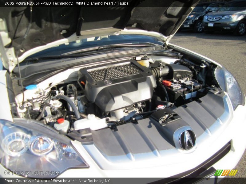 White Diamond Pearl / Taupe 2009 Acura RDX SH-AWD Technology