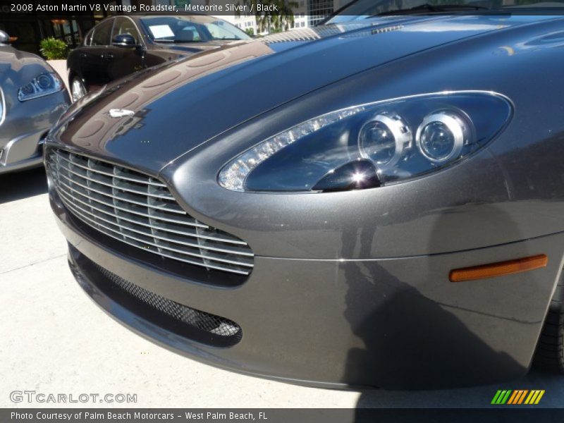 Meteorite Silver / Black 2008 Aston Martin V8 Vantage Roadster