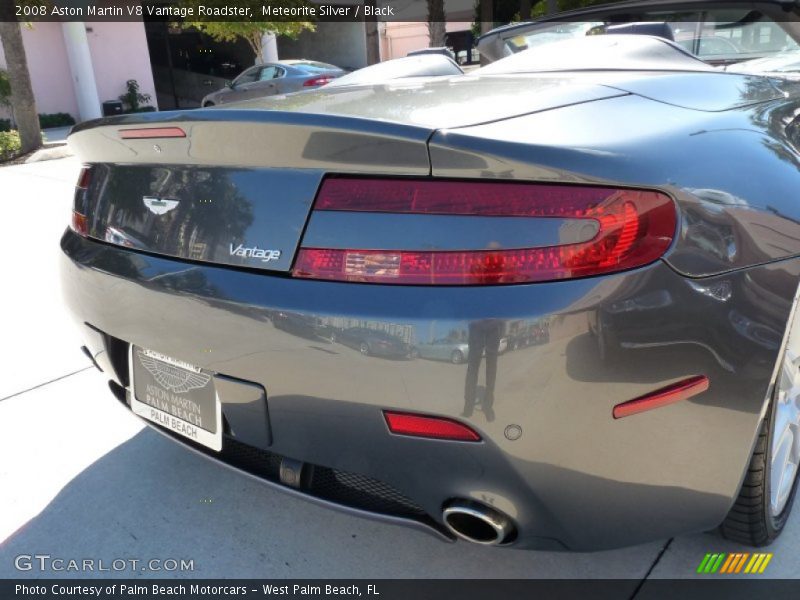 Meteorite Silver / Black 2008 Aston Martin V8 Vantage Roadster