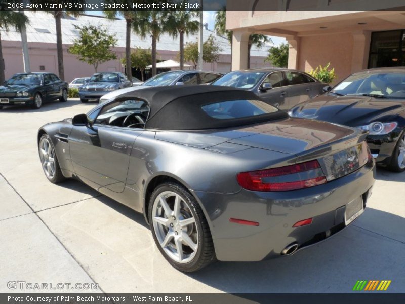 Meteorite Silver / Black 2008 Aston Martin V8 Vantage Roadster