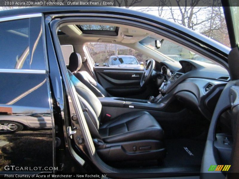 Crystal Black Pearl / Ebony 2010 Acura ZDX AWD Technology