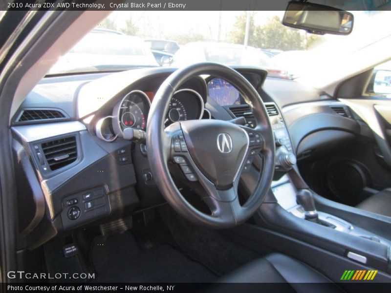 Crystal Black Pearl / Ebony 2010 Acura ZDX AWD Technology