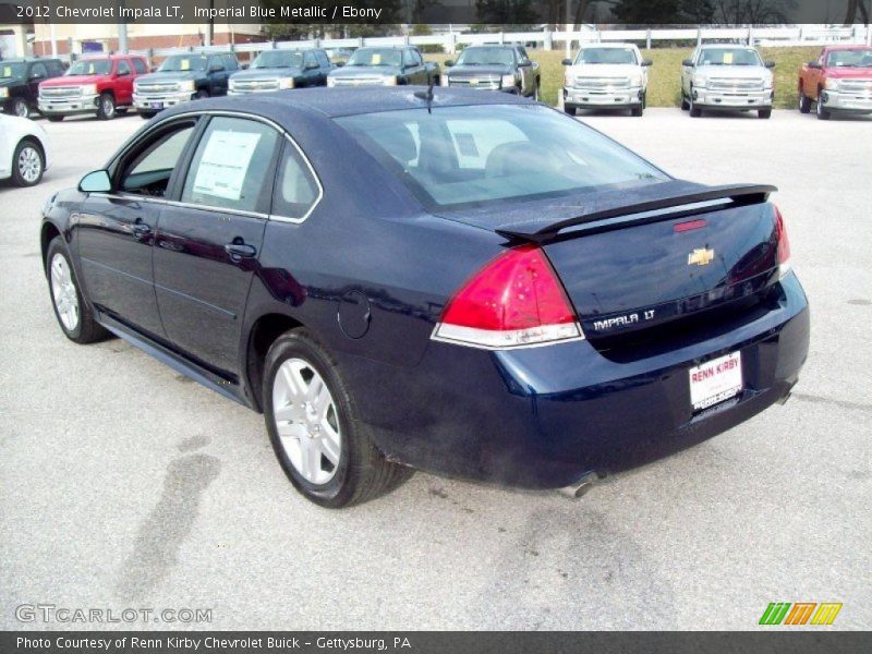 Imperial Blue Metallic / Ebony 2012 Chevrolet Impala LT