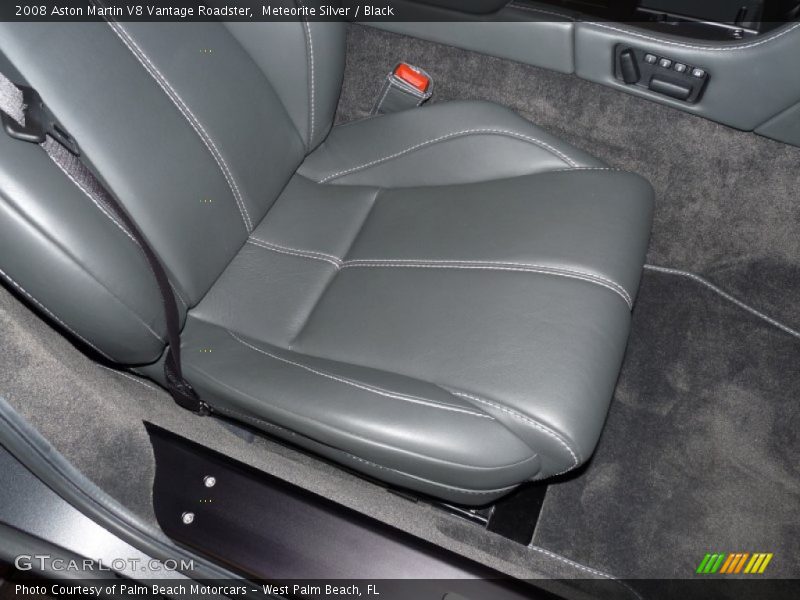 Meteorite Silver / Black 2008 Aston Martin V8 Vantage Roadster
