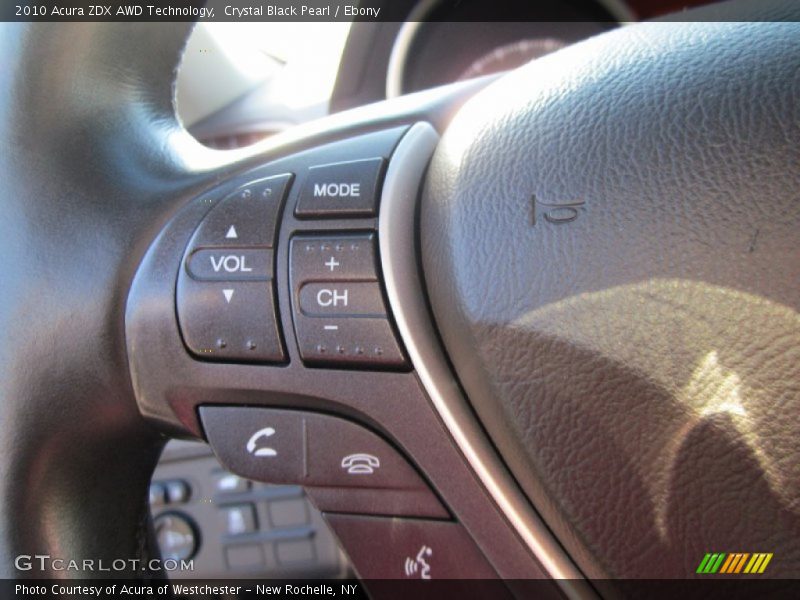 Crystal Black Pearl / Ebony 2010 Acura ZDX AWD Technology