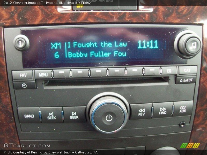 Imperial Blue Metallic / Ebony 2012 Chevrolet Impala LT