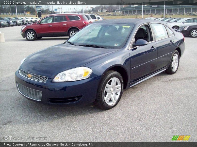Imperial Blue Metallic / Ebony 2012 Chevrolet Impala LT