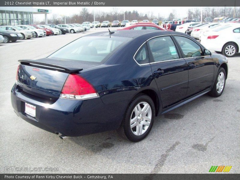 Imperial Blue Metallic / Ebony 2012 Chevrolet Impala LT
