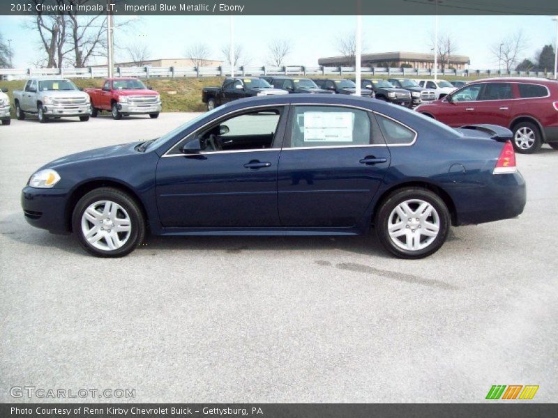 Imperial Blue Metallic / Ebony 2012 Chevrolet Impala LT