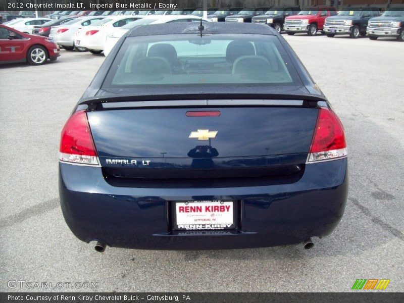 Imperial Blue Metallic / Ebony 2012 Chevrolet Impala LT