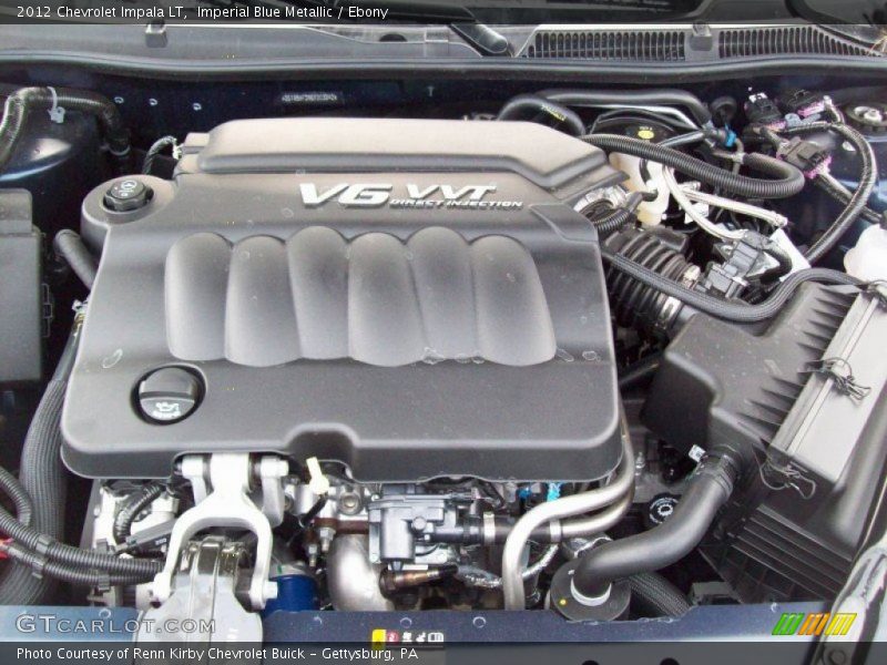 Imperial Blue Metallic / Ebony 2012 Chevrolet Impala LT