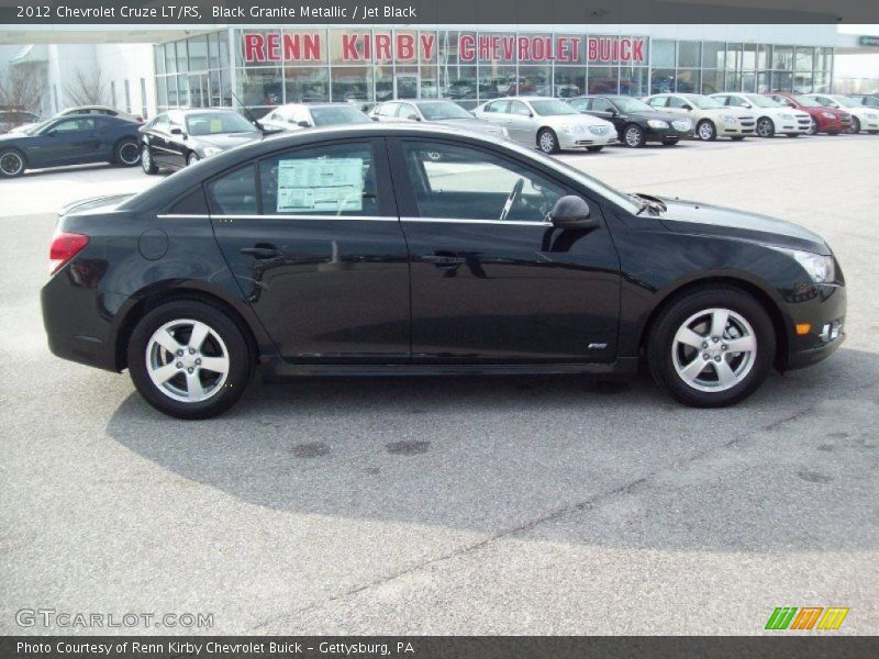 Black Granite Metallic / Jet Black 2012 Chevrolet Cruze LT/RS