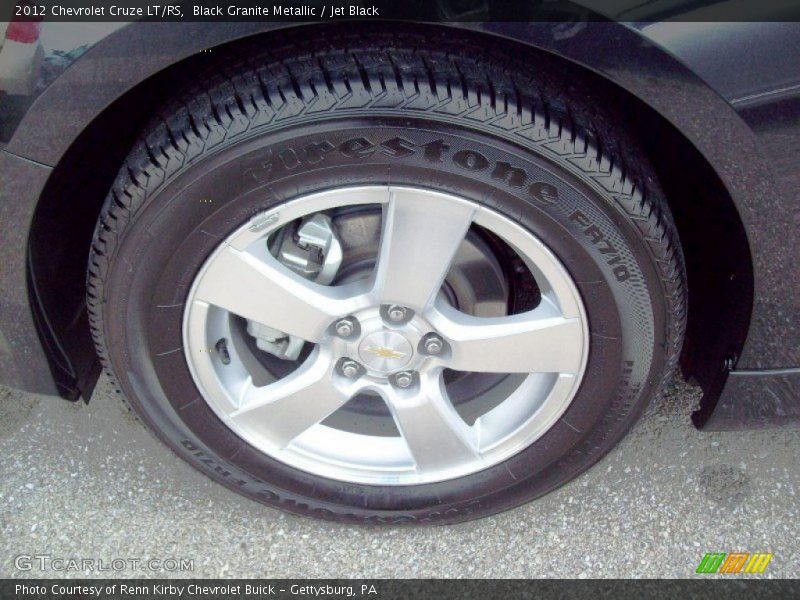 Black Granite Metallic / Jet Black 2012 Chevrolet Cruze LT/RS