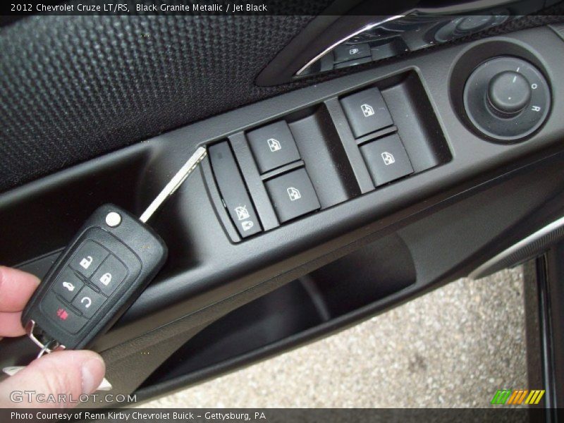 Black Granite Metallic / Jet Black 2012 Chevrolet Cruze LT/RS