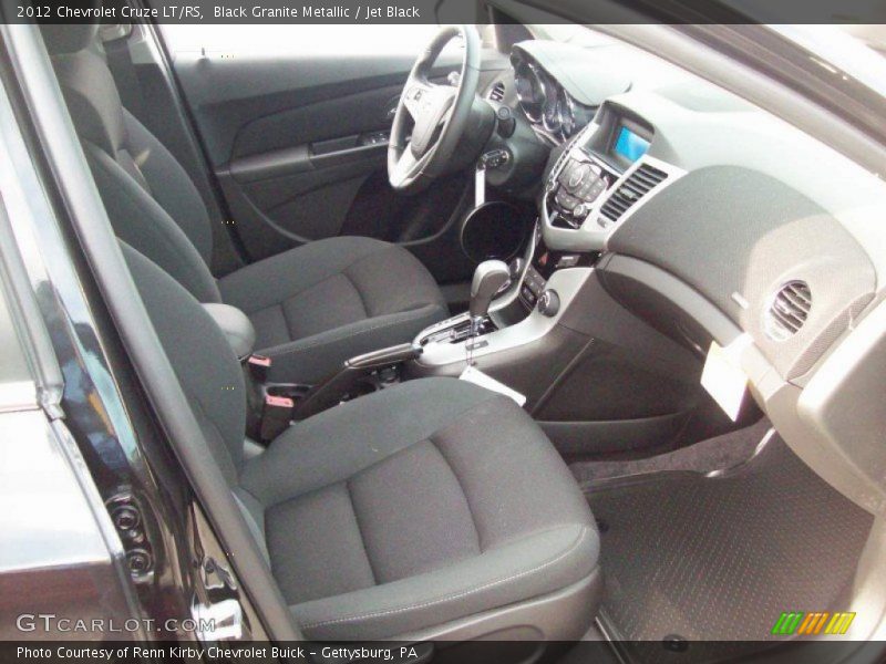 Black Granite Metallic / Jet Black 2012 Chevrolet Cruze LT/RS
