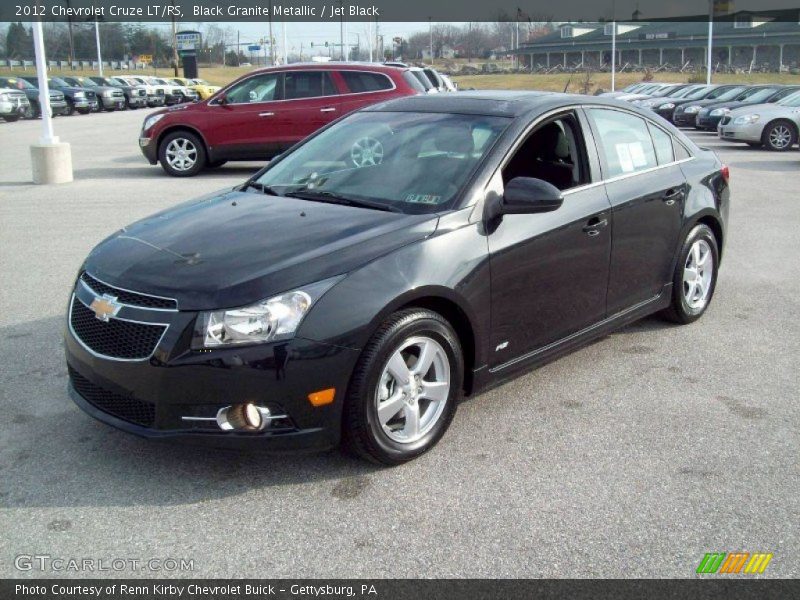 Black Granite Metallic / Jet Black 2012 Chevrolet Cruze LT/RS